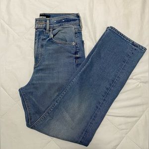 Express Cropped Straight Jeans